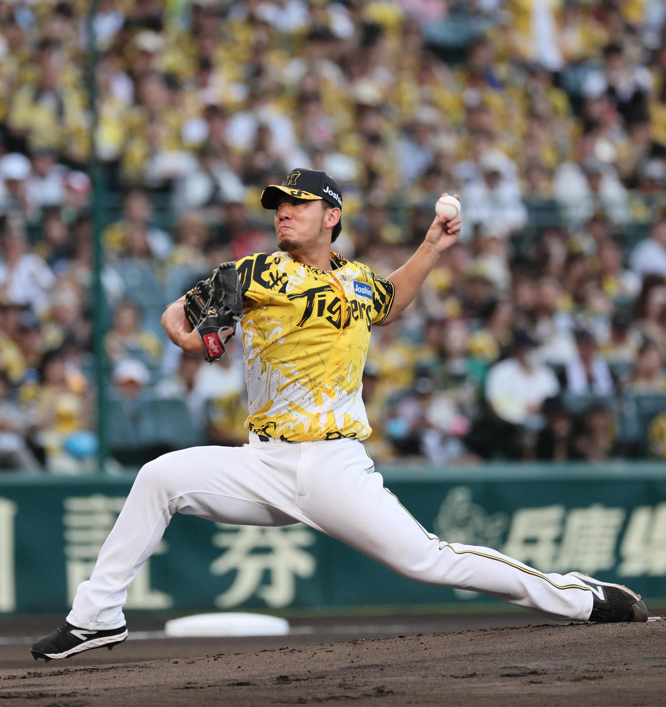阪神対ヤクルト　阪神先発の伊藤将（撮影・宮崎幸一)