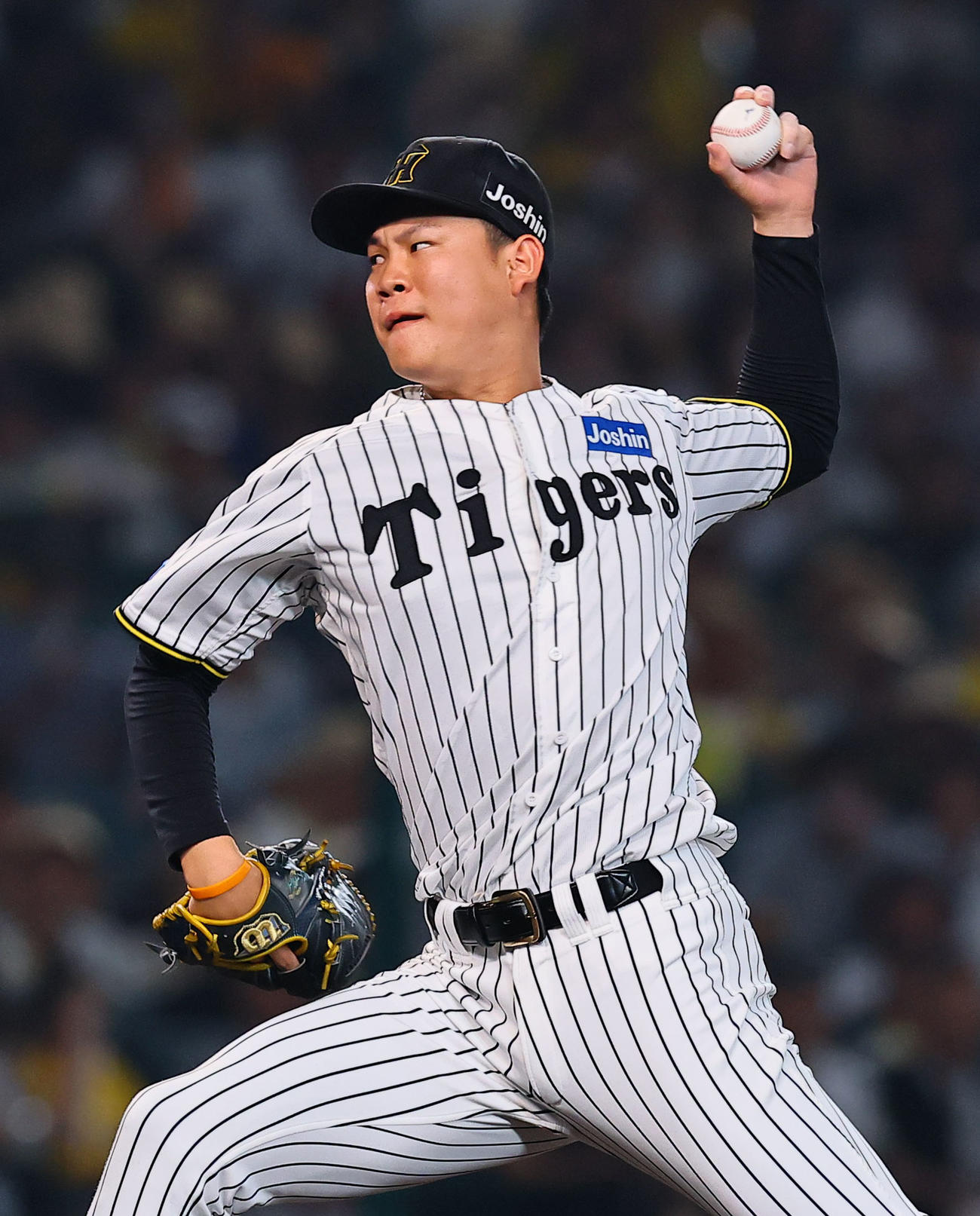 阪神及川雅貴（2025年7月3日撮影）