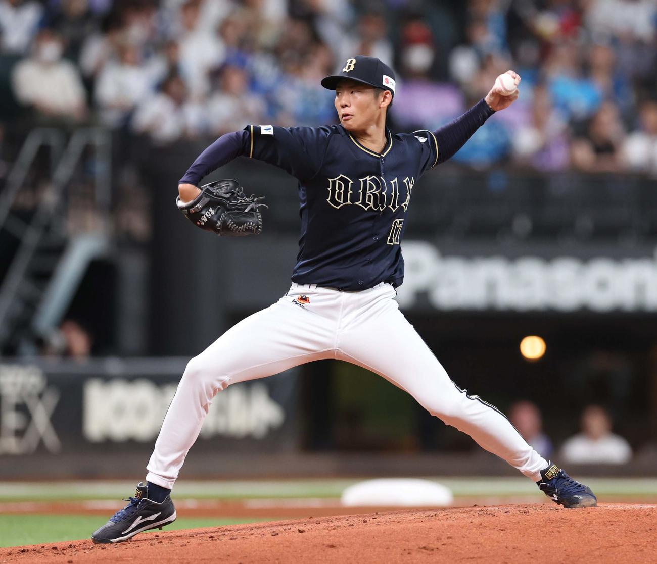 オリックス曽谷龍平（2025年7月11日撮影）