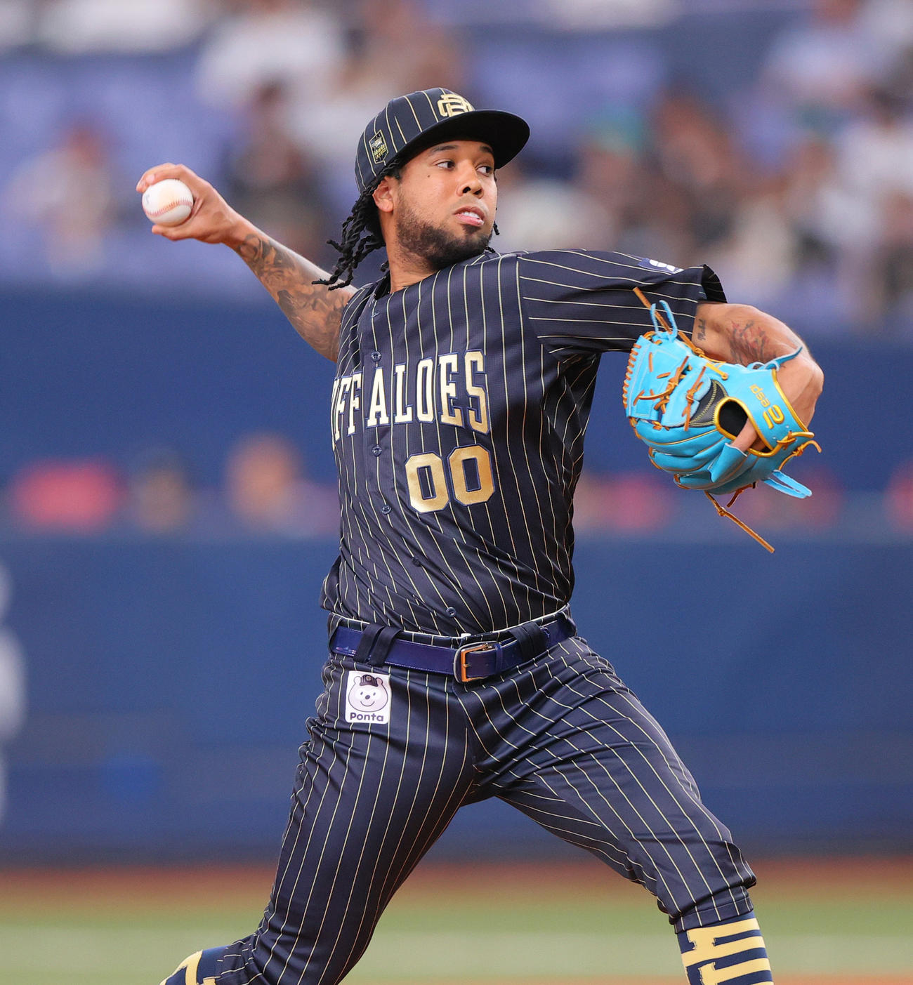 オリックス対楽天　オリックス先発のエスピノーザ（撮影・上山淳一）