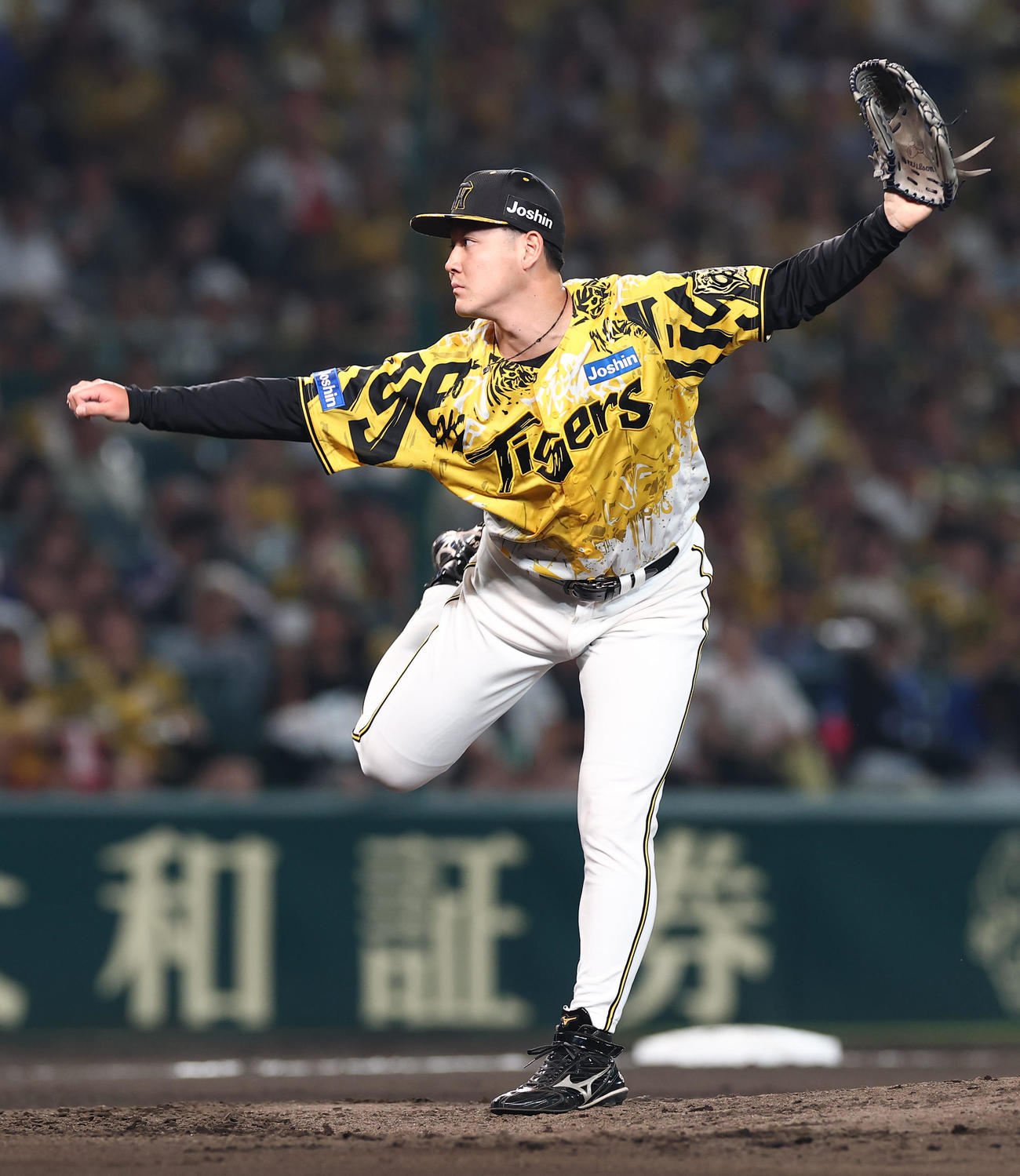 阪神対中日　阪神2番手の木下（撮影・上田博志）