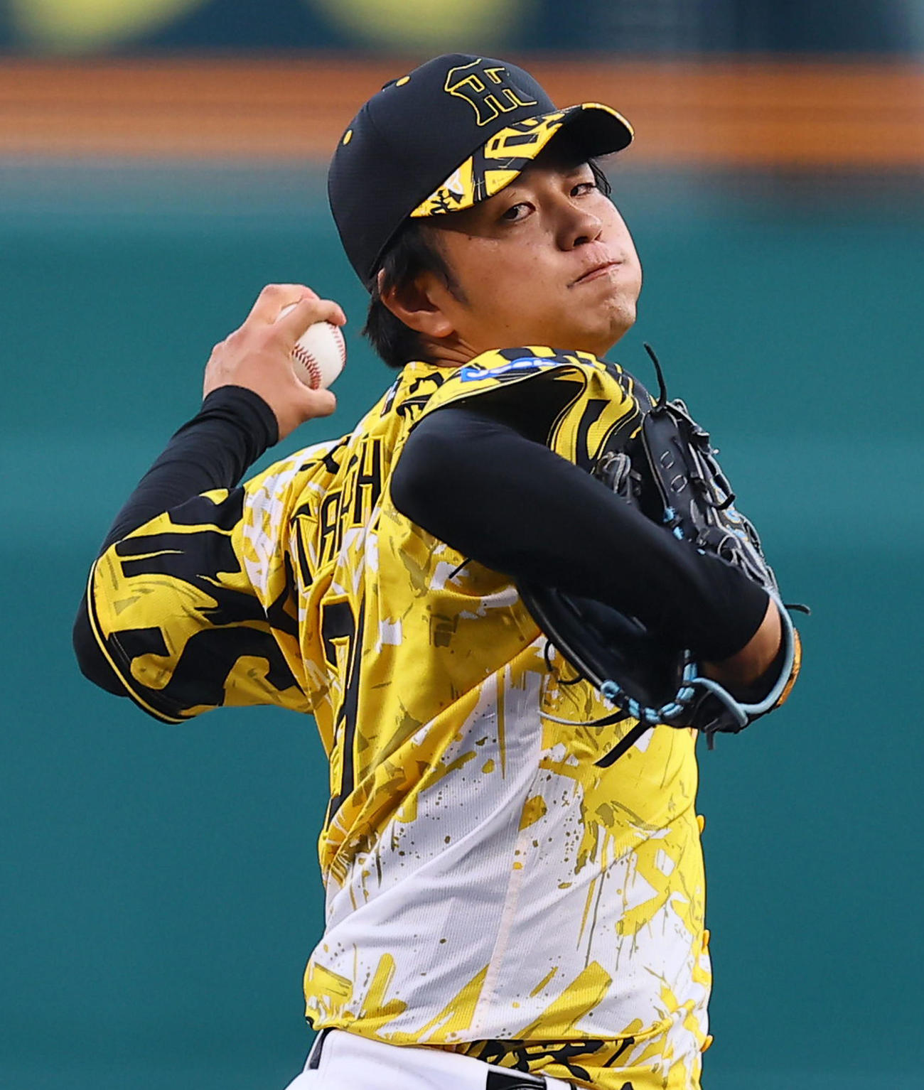 阪神高橋遥人（2025年7月15日撮影）