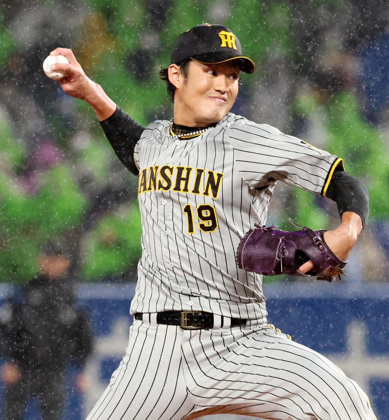 阪神時代の藤浪晋太郎（2022年10月13日撮影）