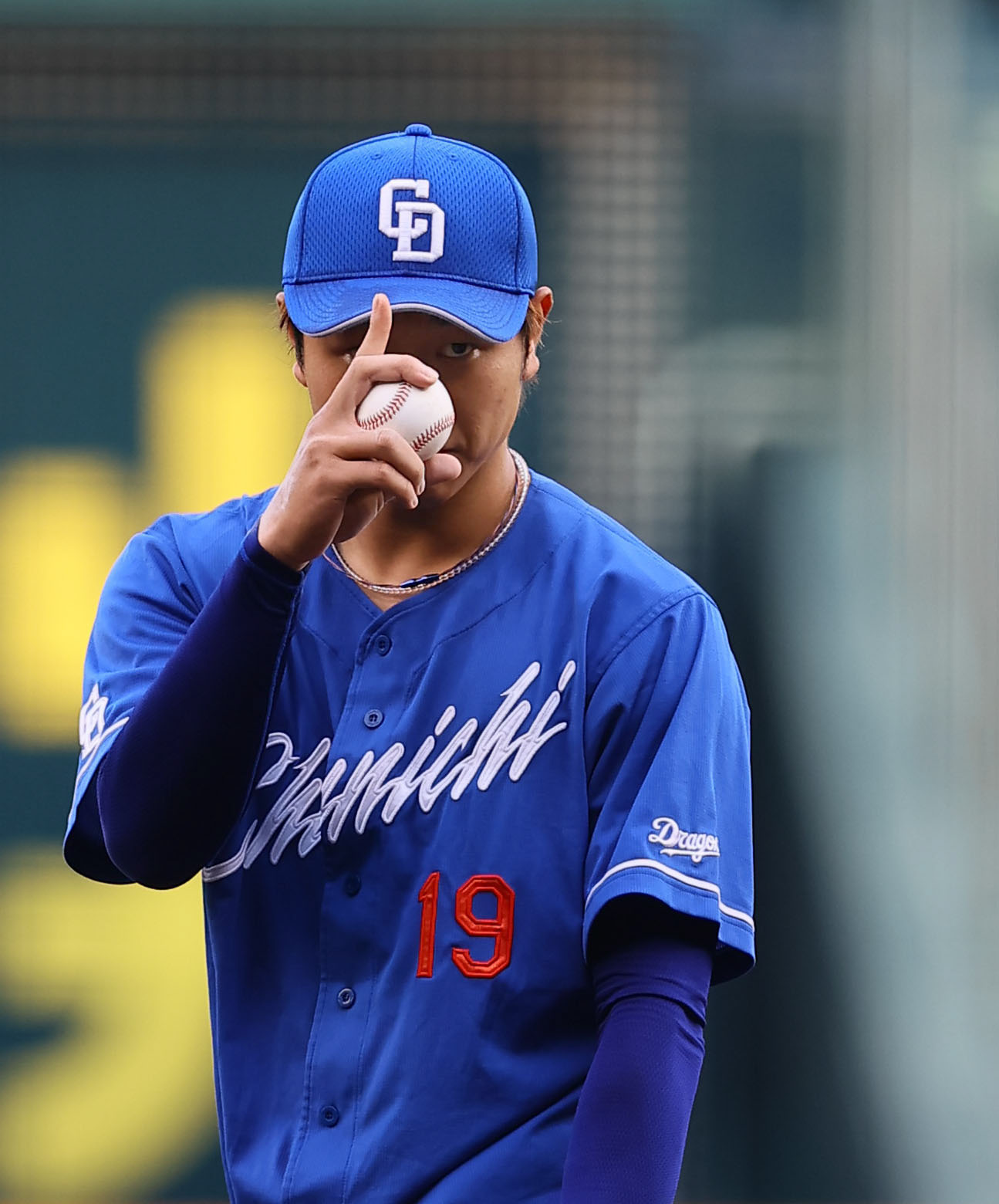阪神対中日　中日先発の高橋宏（撮影・藤尾明華）
