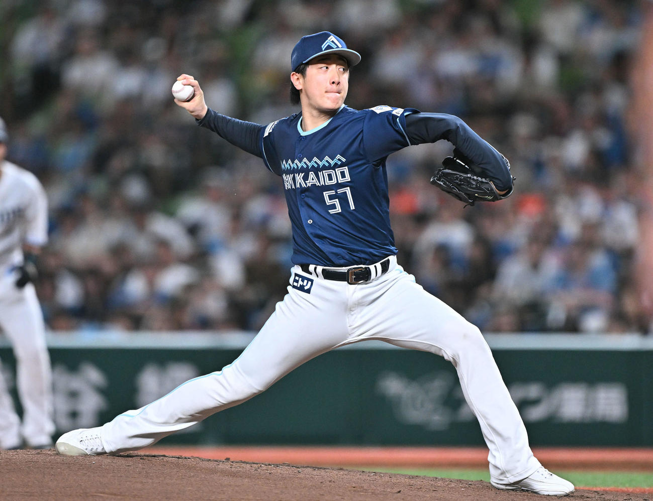 西武対日本ハム　日本ハム先発の北山（撮影・滝沢徹郎）