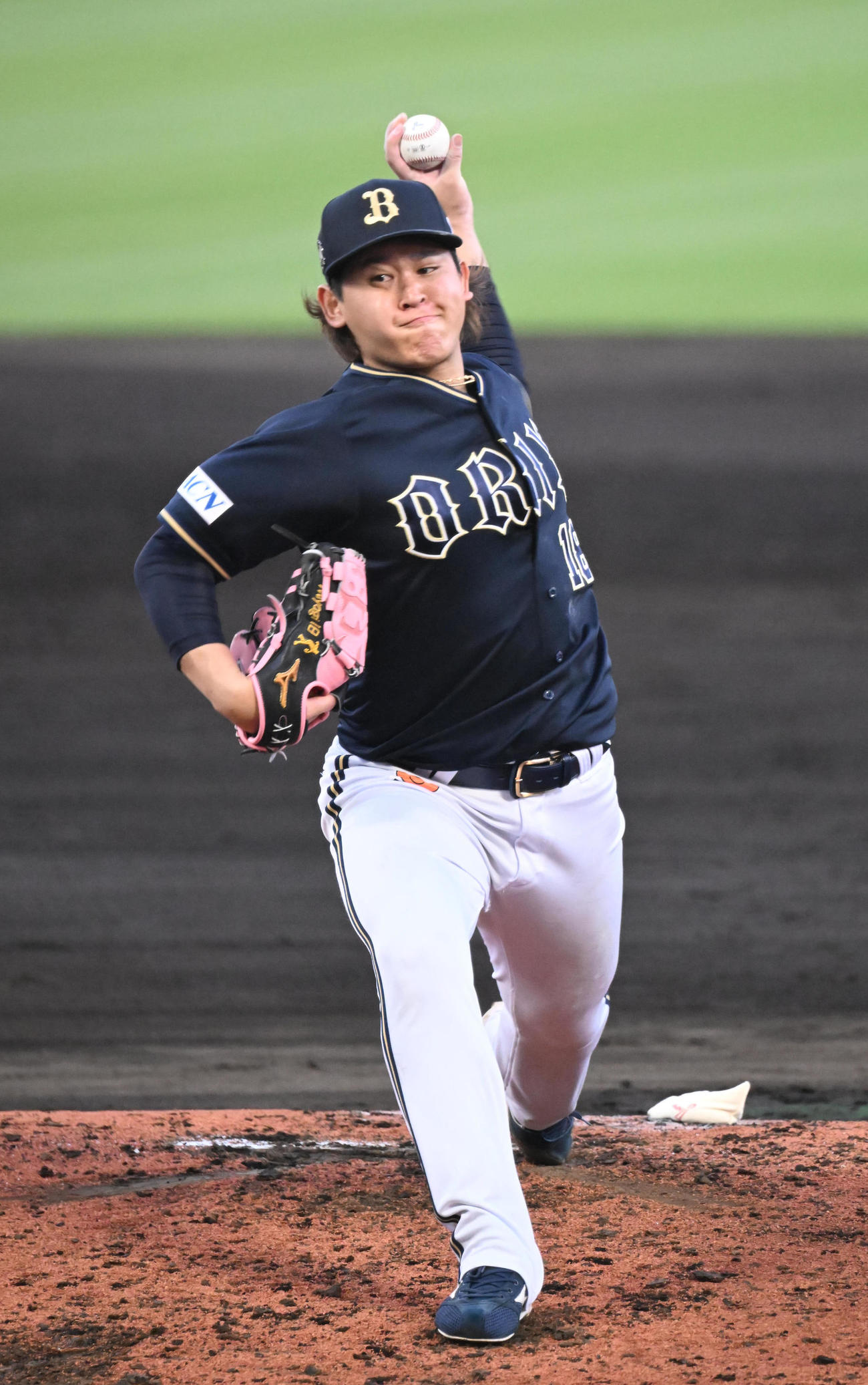 オリックス宮城大弥（2025年7月2日撮影）