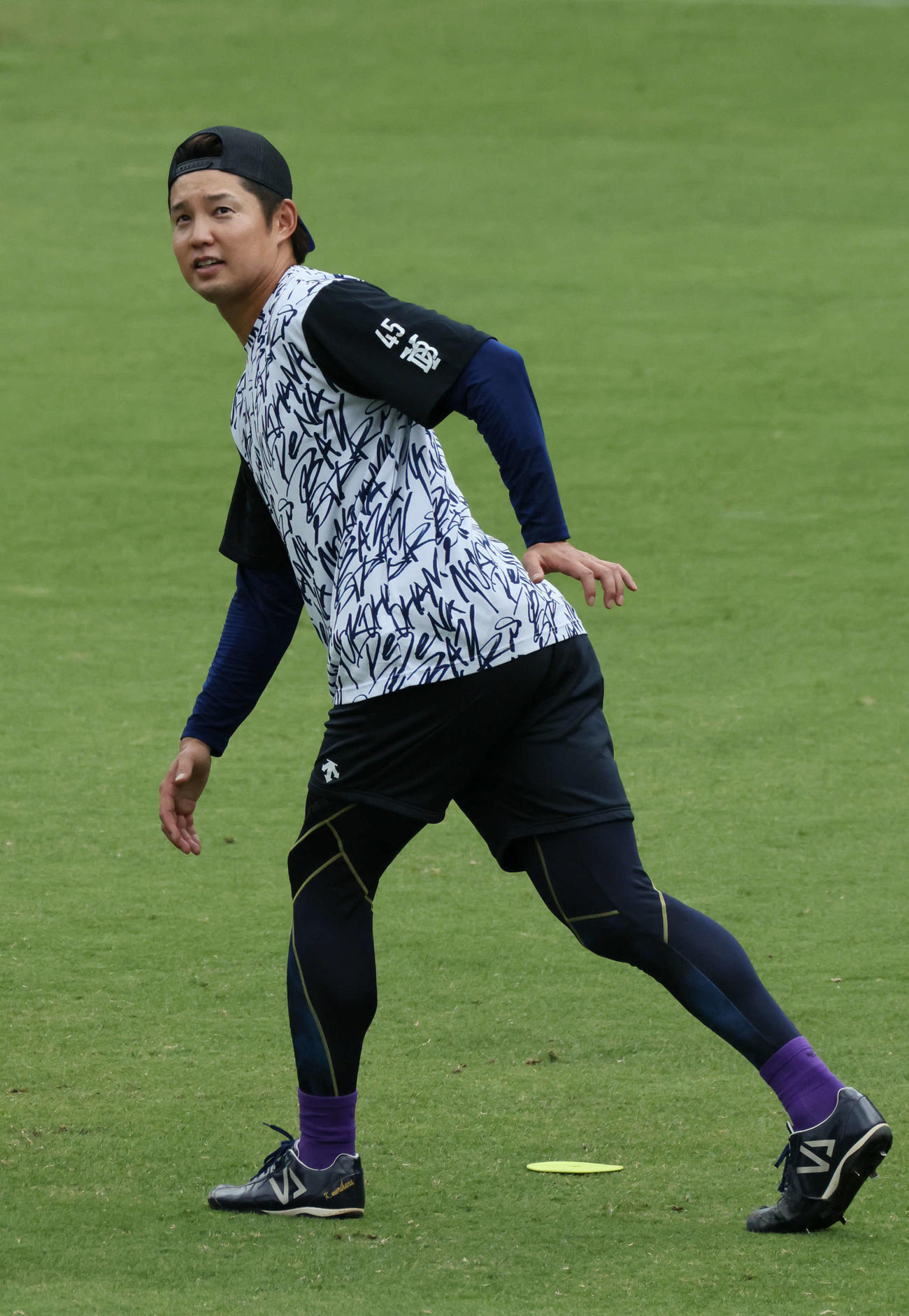 広島対DeNA 1軍に合流した森原（撮影・加藤孝規）