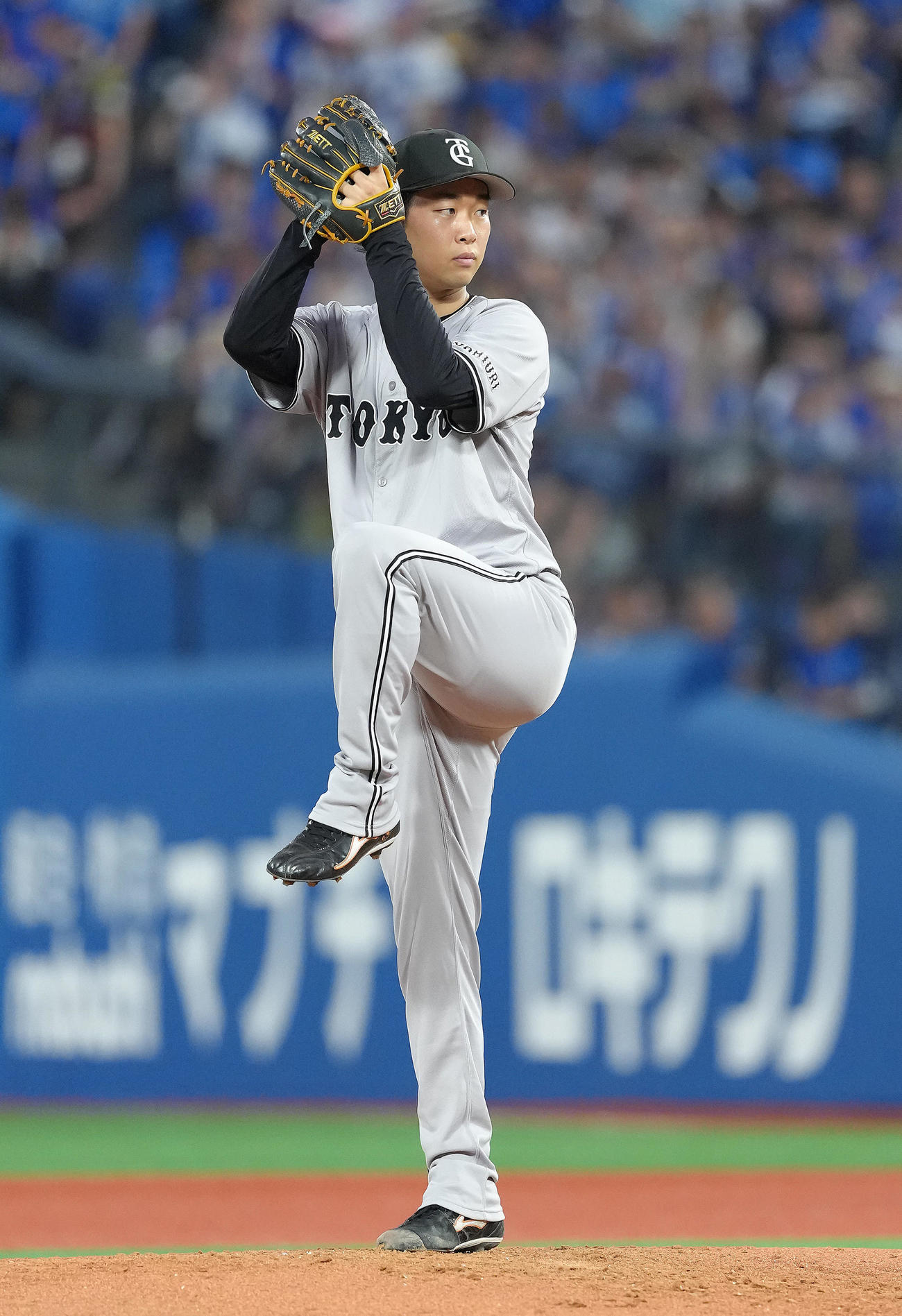 巨人山崎伊織（2025年7月11日撮影）