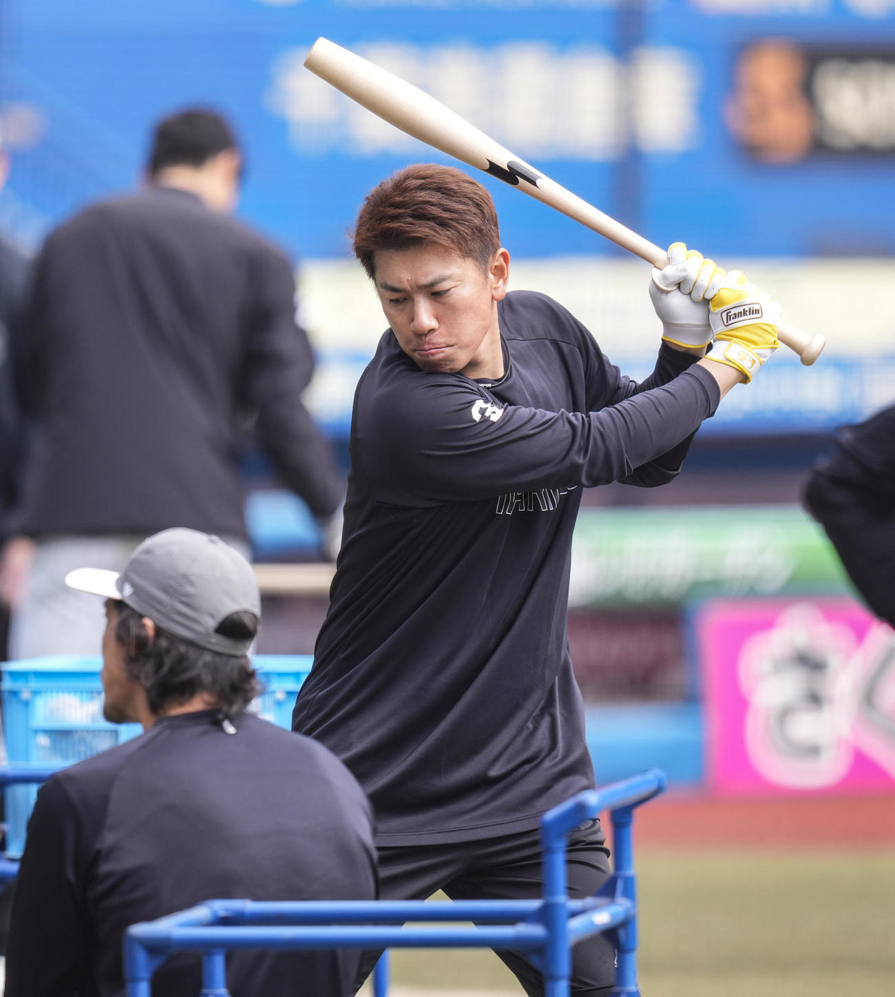 ロッテ角中（2025年4月撮影）