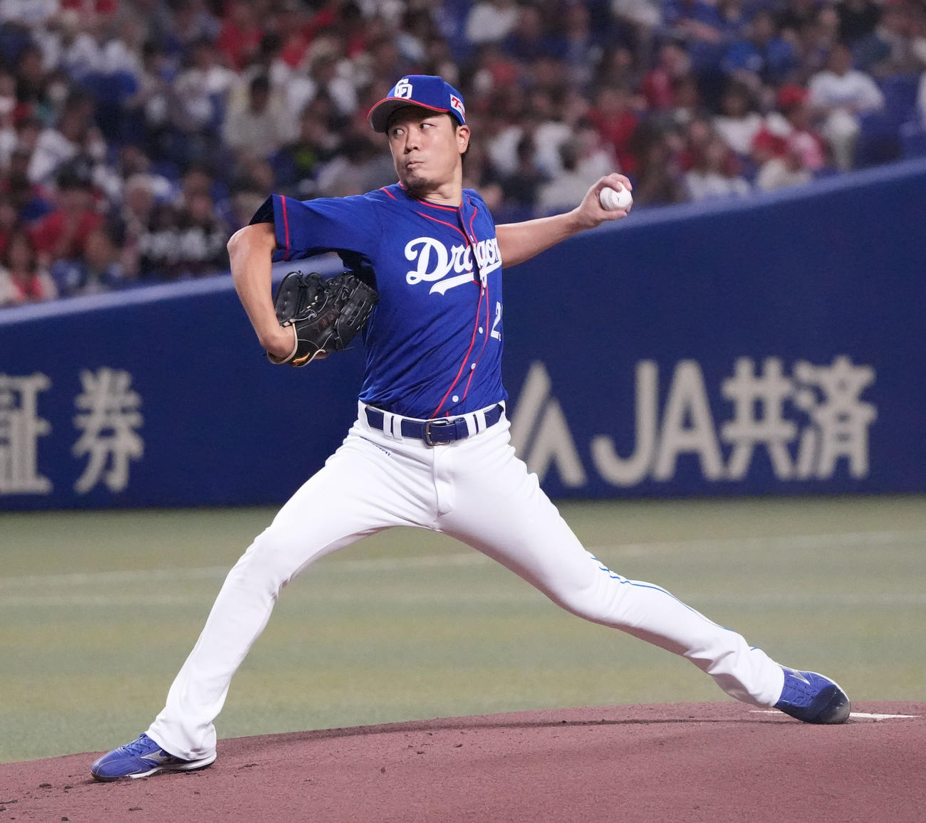 中日大野雄大（2025年7月12日撮影）