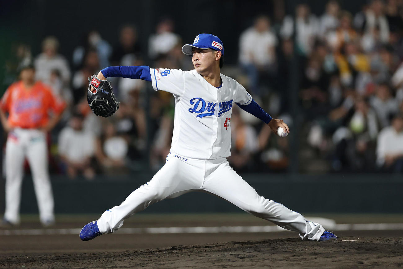 全ウ対全イ　全ウ6番手の吉田（撮影・前田充）