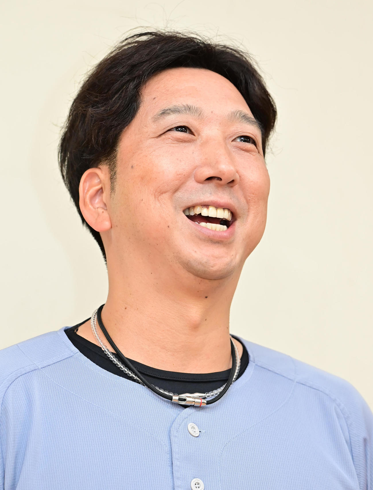 前半戦を総括する阪神藤川監督（撮影・清水貴仁）