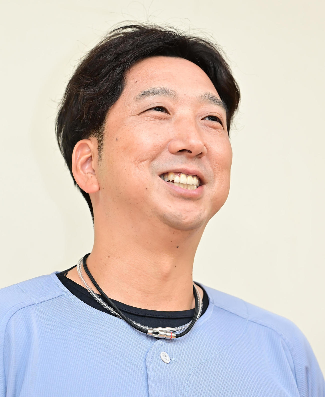 前半戦を総括する阪神藤川監督（撮影・清水貴仁）