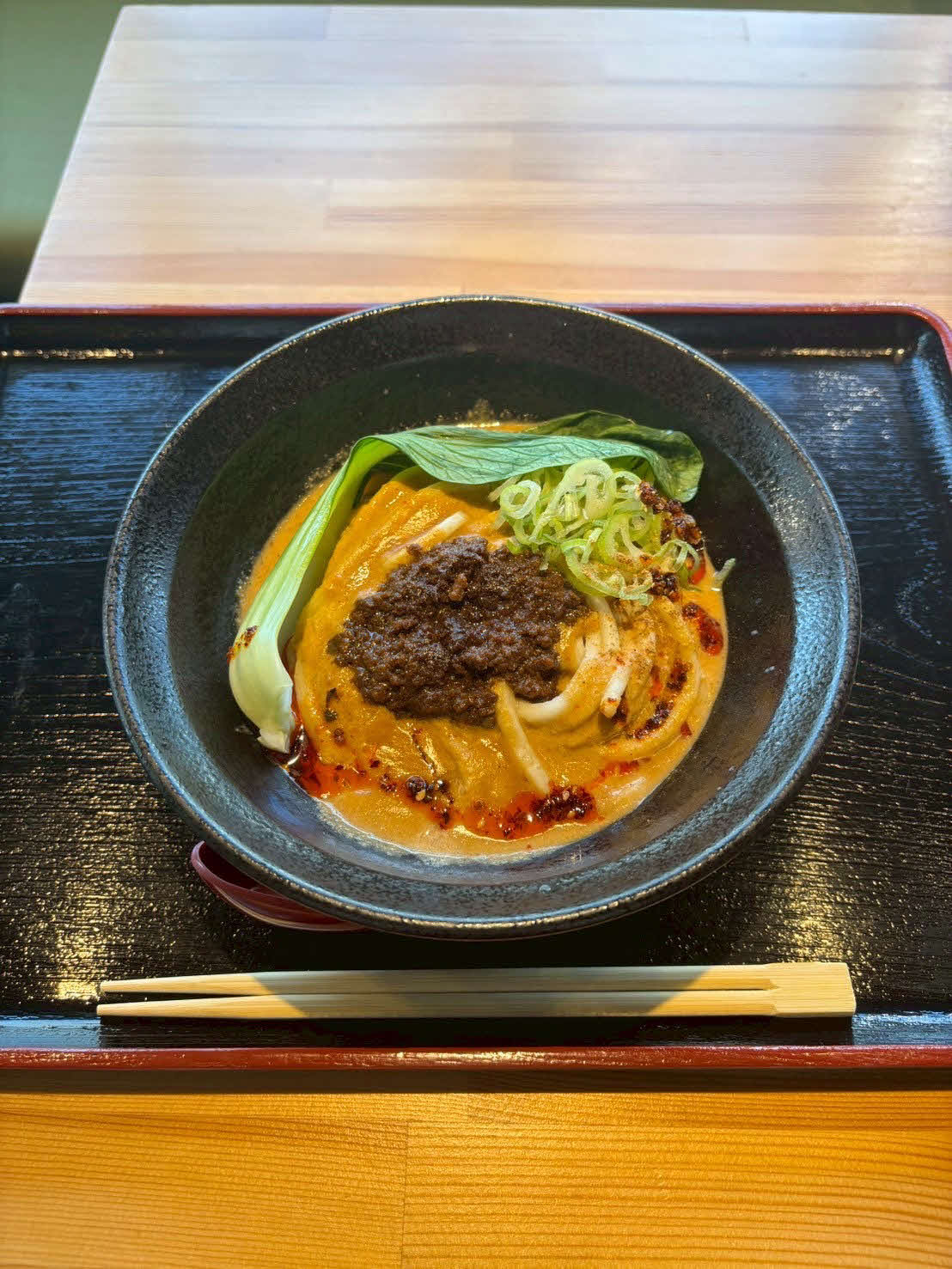 豆乳タンタンうどん