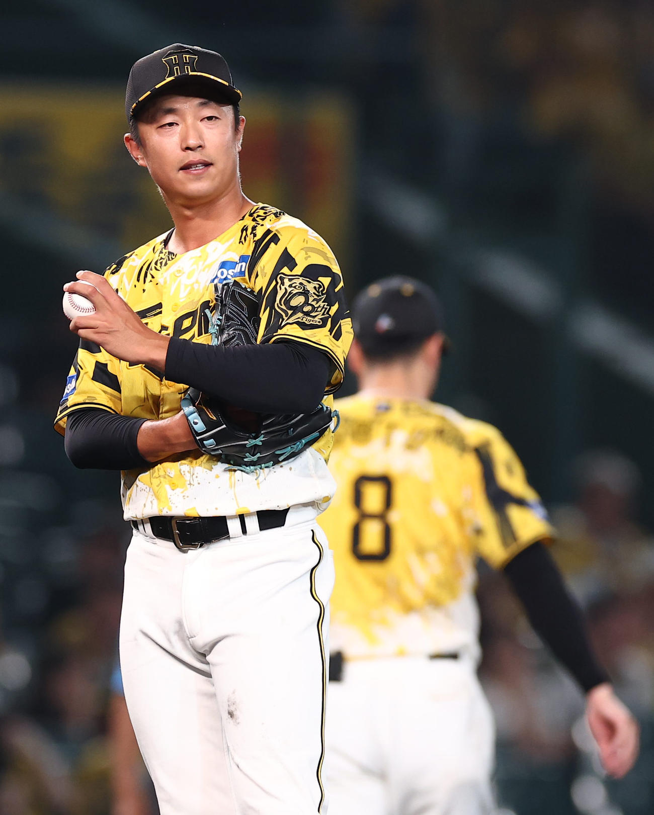阪神島本浩也（2025年7月15日撮影）