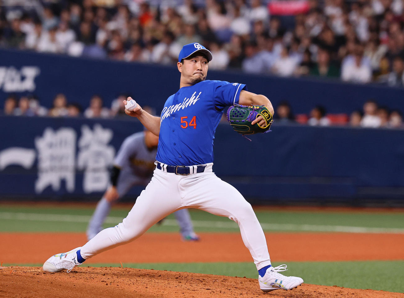 全パ対全セ　6回、登板した全セ藤嶋（撮影・藤尾明華）