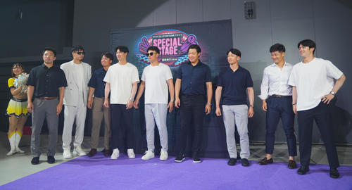 マイナビオールスターゲーム2025スペシャルステージに登場する阪神からの出場選手（DeNA提供）