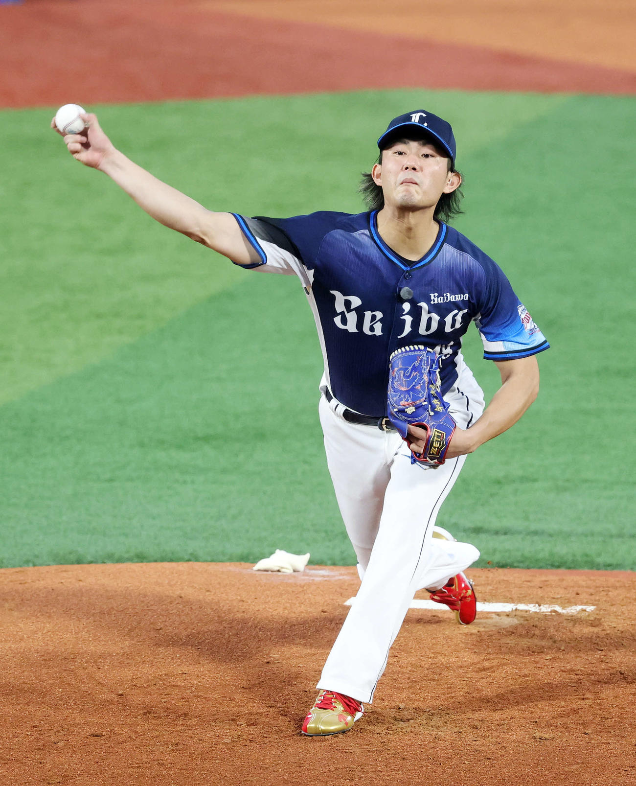 全セ対全パ　力投する全パ今井（撮影・鈴木正人）