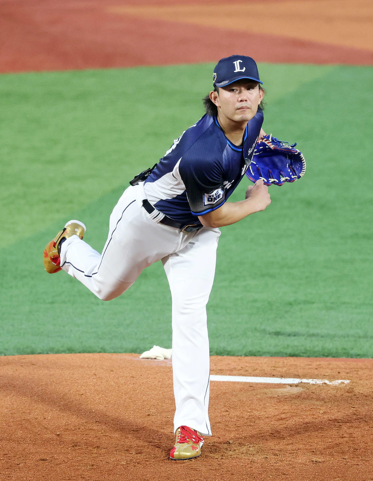 全セ対全パ　力投する全パ今井（撮影・鈴木正人）