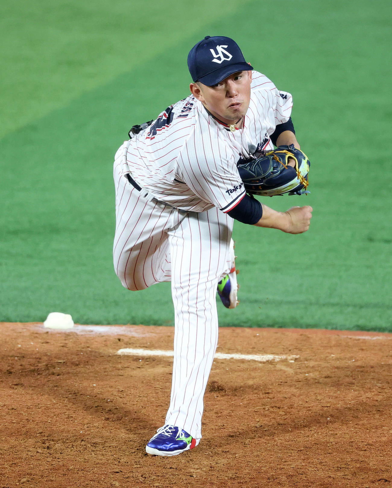 全セ対全パ　力投する全セ大西（撮影・鈴木正人）