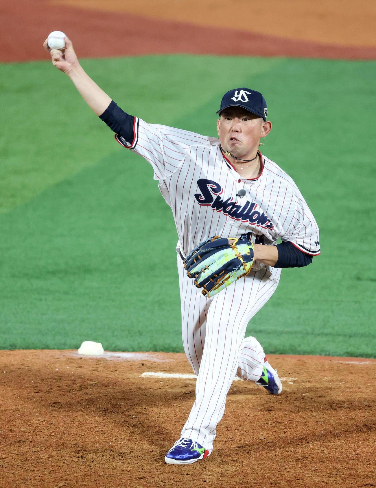 全セ対全パ　力投する全セ大西（撮影・鈴木正人）