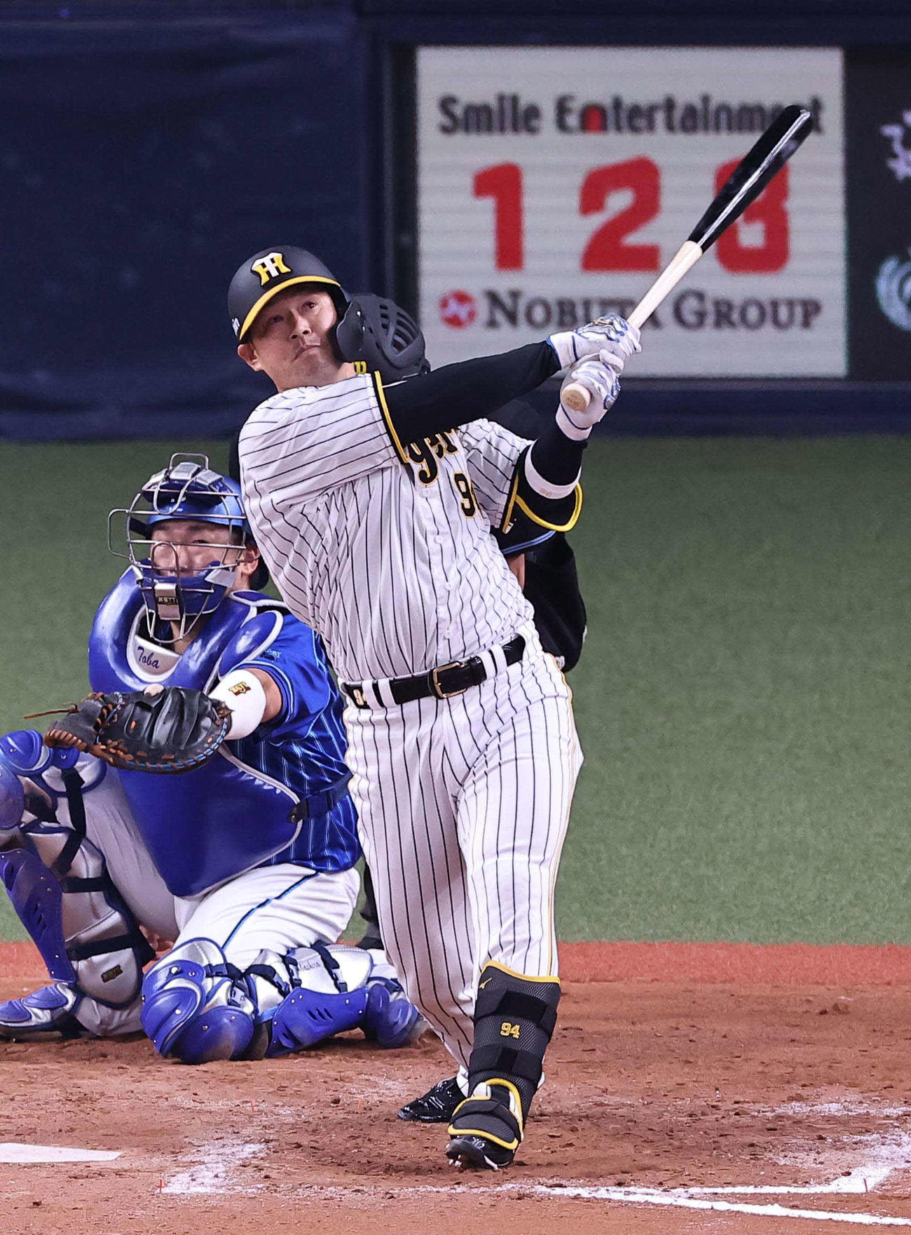阪神原口文仁（2023年4月2日撮影）