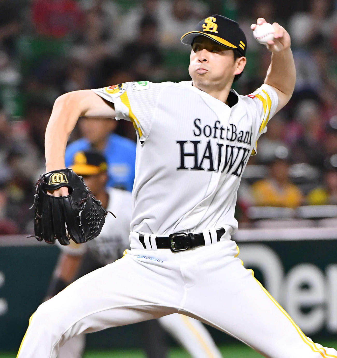 ソフトバンク大関友久（2025年7月16日撮影）