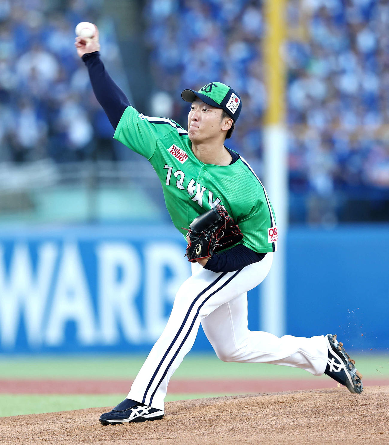 ヤクルト対中日　ヤクルト先発の吉村（撮影・河田真司）