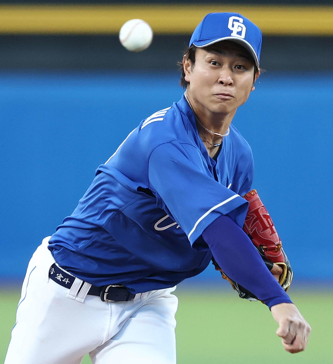 ヤクルト対中日　中日先発の高橋宏（撮影・河田真司）