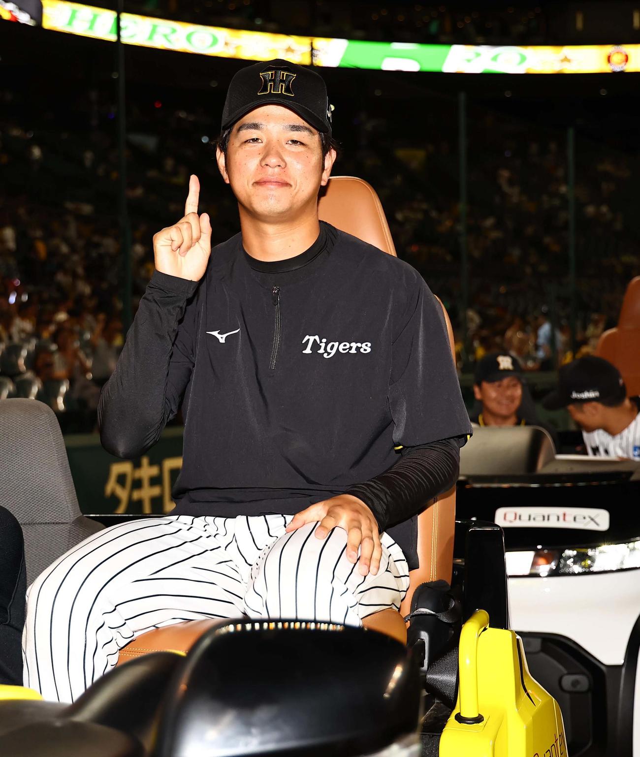 阪神対DeNA　今シーズン1勝目を上げた高橋（撮影・上田博志）