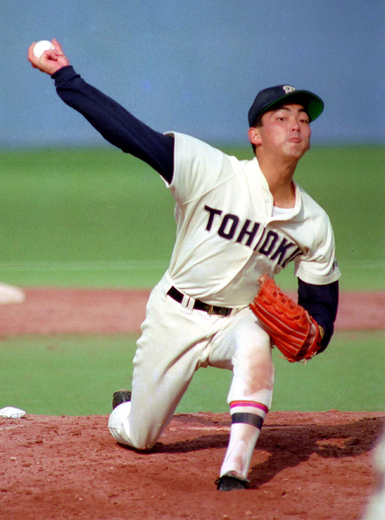 東北福祉大時代の斎藤隆氏（1991年11月10日撮影）