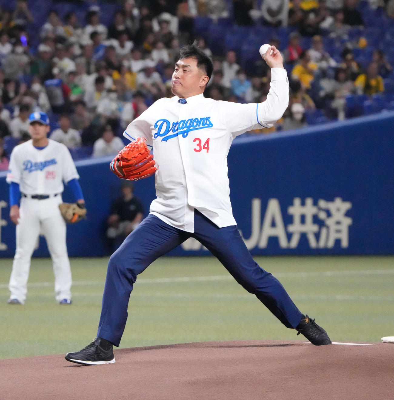 130キロ台の速球を武器に200勝を達成した山本昌氏（2024年撮影）