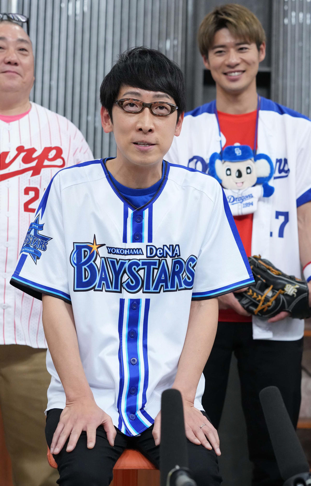 DeNAファンの吉川正洋（2023年3月撮影）