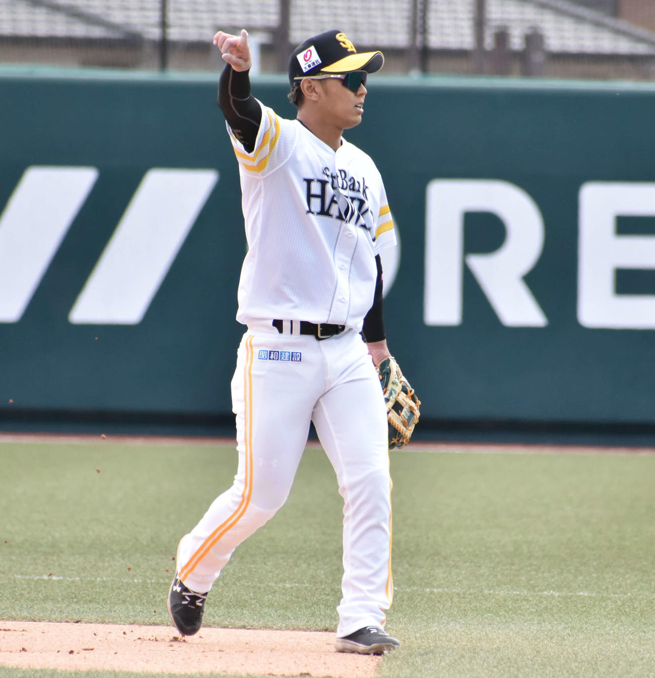 ソフトバンク今宮健太（2025年3月撮影）