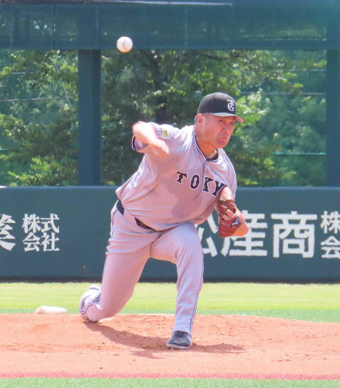 先発し力投する巨人田中将（撮影・水谷京裕）