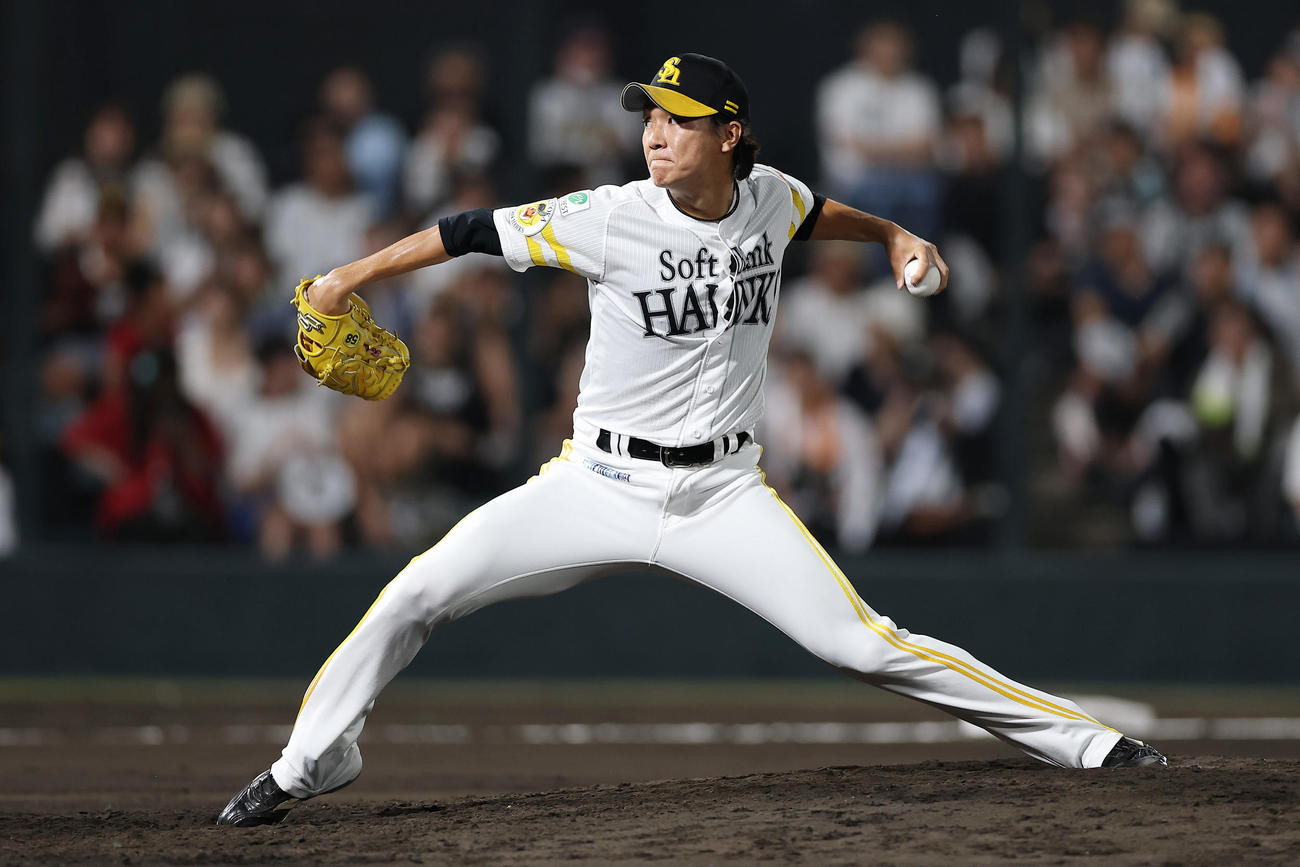 ソフトバンク木村大成（2025年7月撮影）