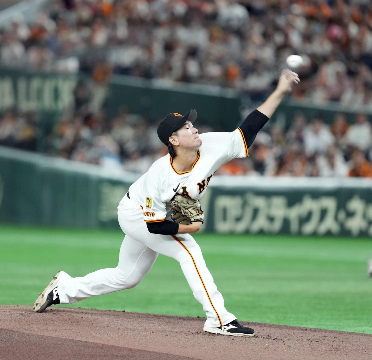 巨人井上温大（2025年7月21日撮影）