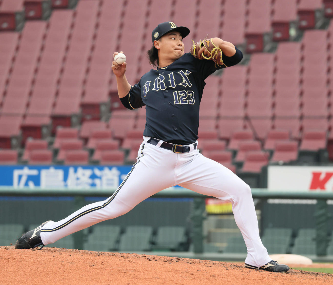 支配下登録が決まったオリックス横山楓（2025年4月25日撮影）