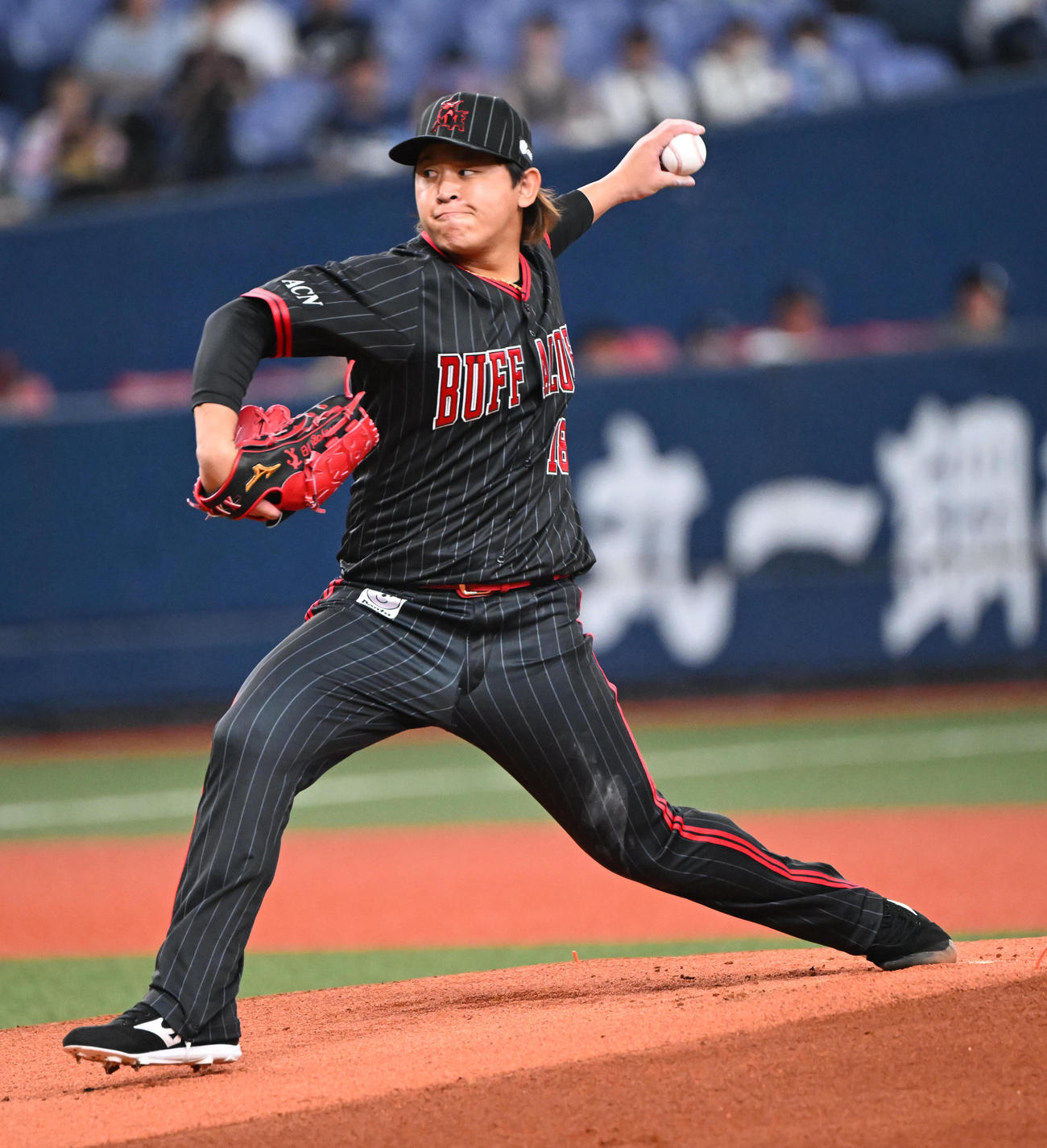 オリックス対西武　先発するオリックス宮城（撮影・和賀正仁）