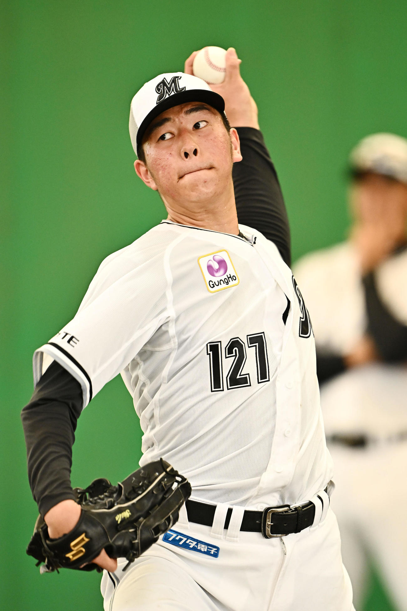 ロッテ吉川悠斗（2024年2月2日撮影）