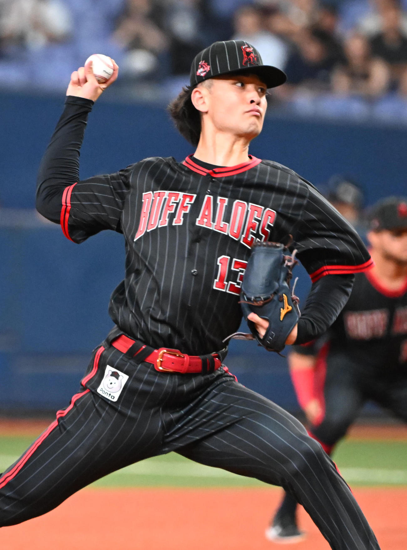 オリックス対西武　先発するオリックス寺西（撮影・和賀正仁）