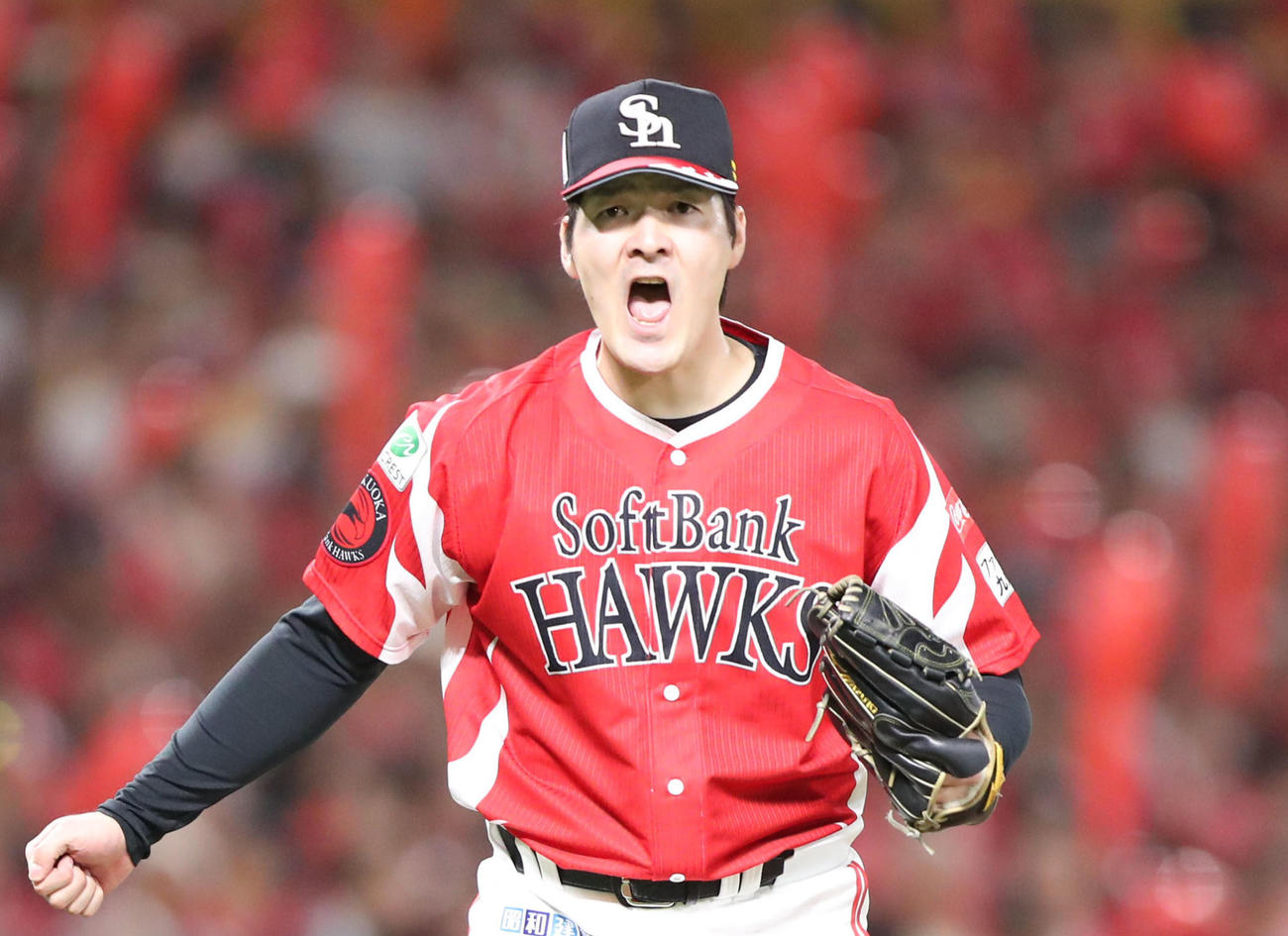 7月26日オリックス戦、7回2失点で8勝目を挙げた有原航平