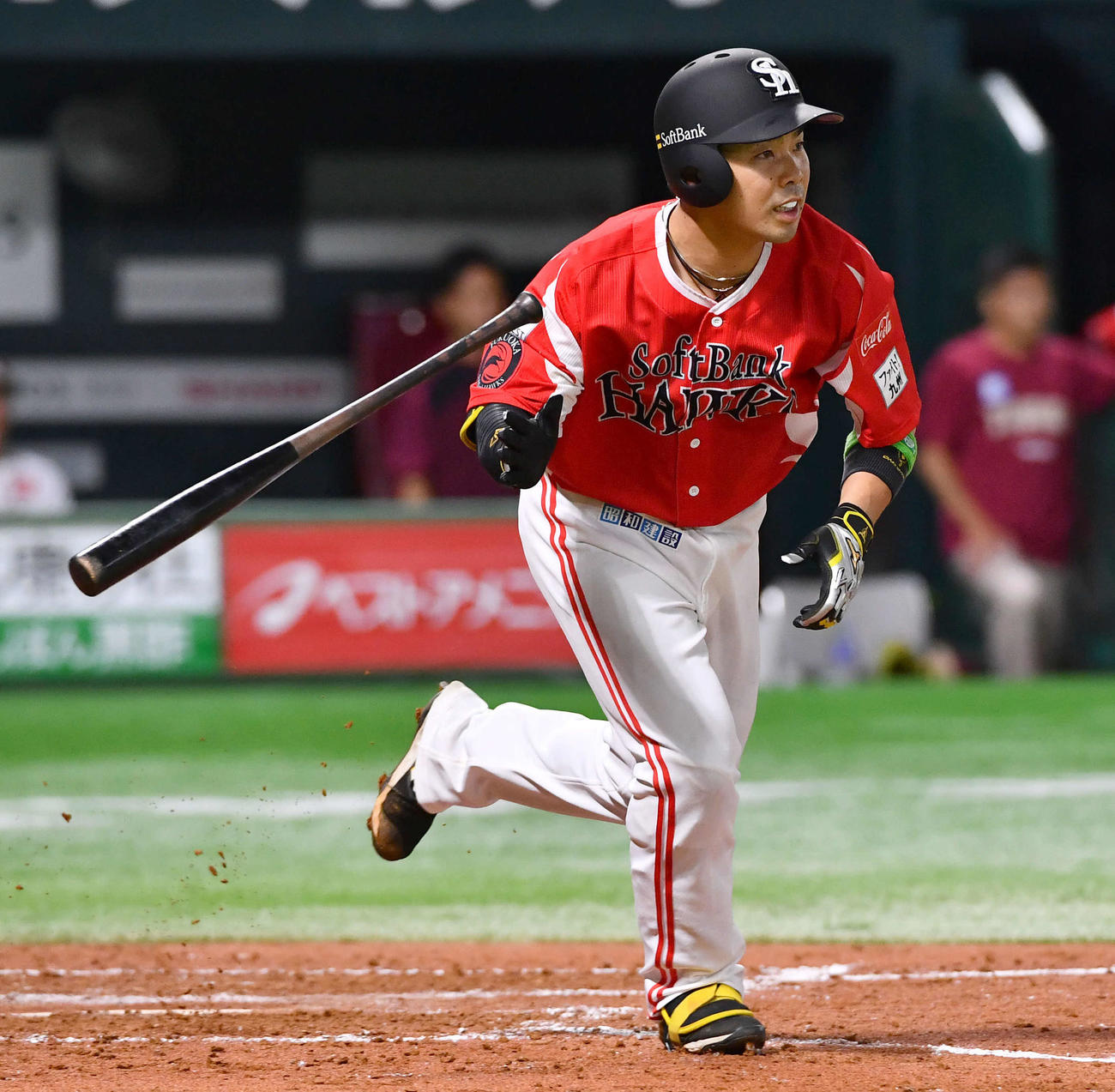 ソフトバンク近藤健介（2025年8月1日撮影）