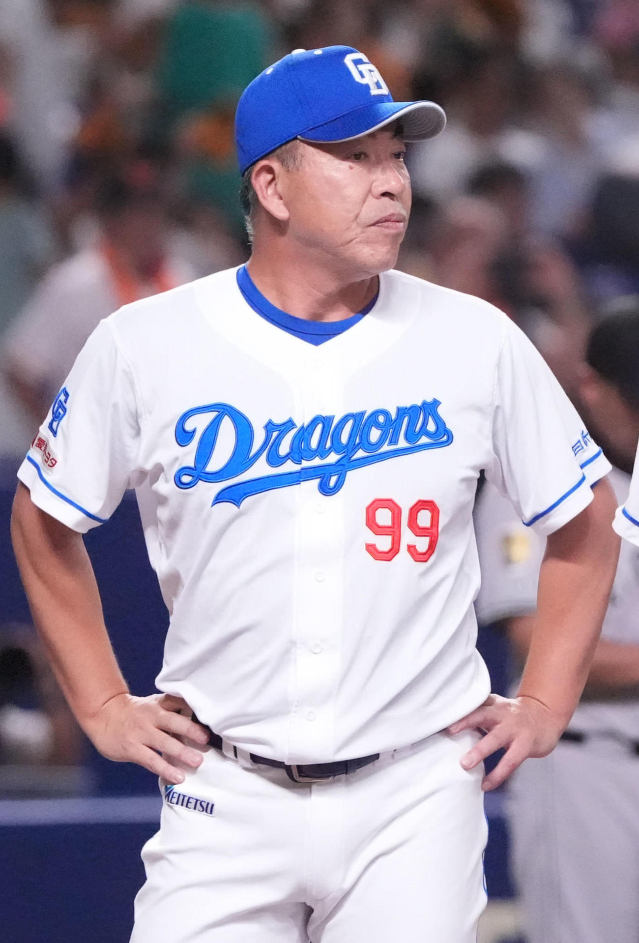 中日井上一樹監督（2025年7月30日撮影）