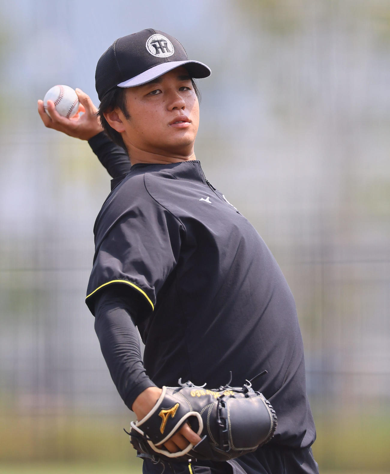 阪神高橋遥人（2025年8月4日撮影）