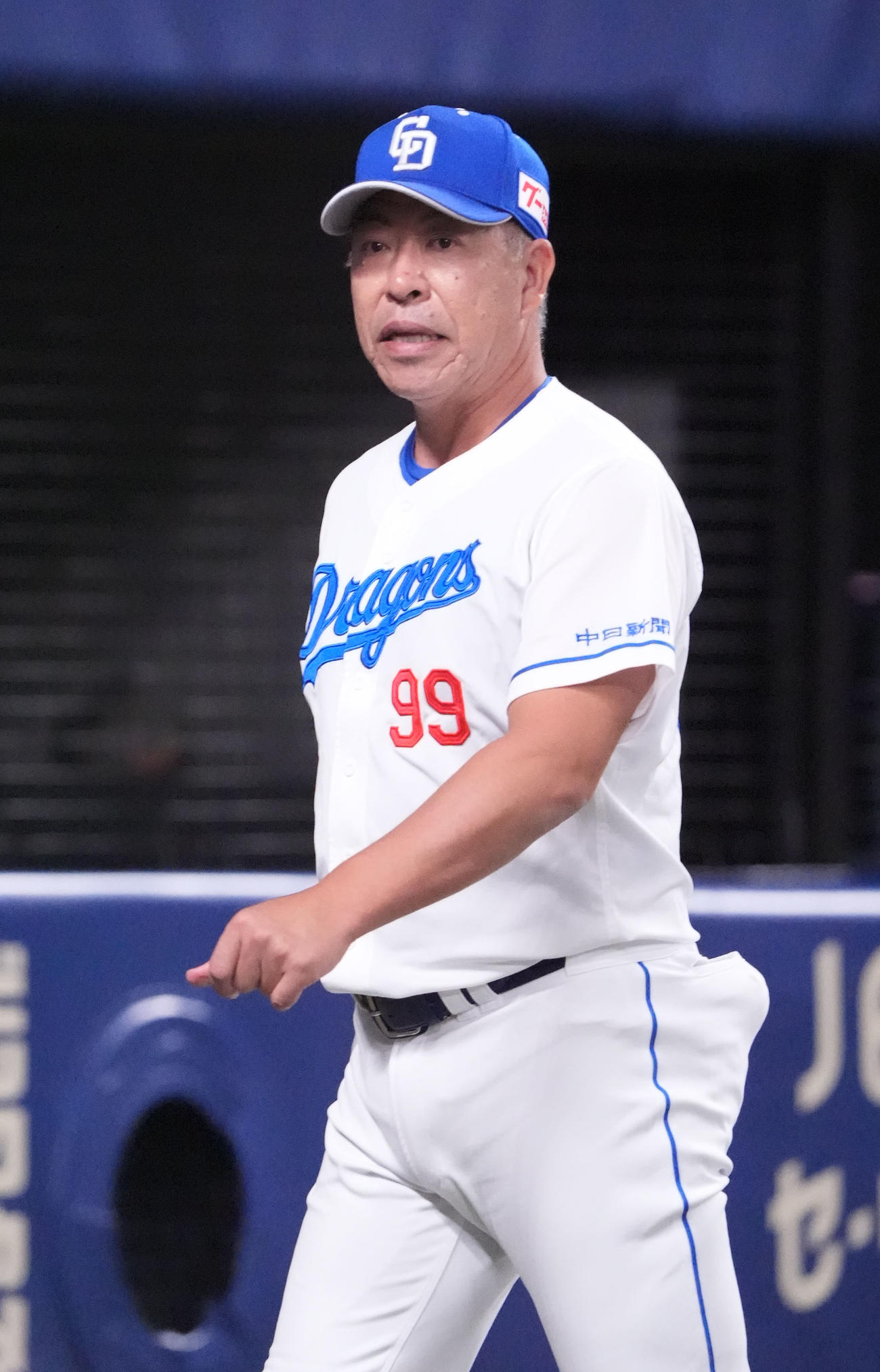 中日井上一樹監督（2025年7月31日撮影）