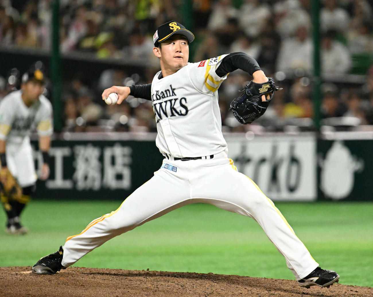ソフトバンク木村光（2025年6月11日撮影）