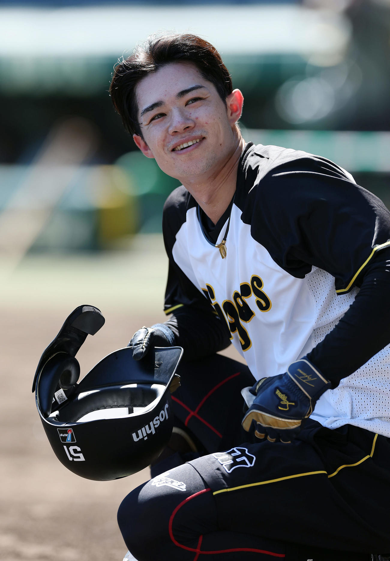 阪神中野拓夢（2025年7月26日撮影）
