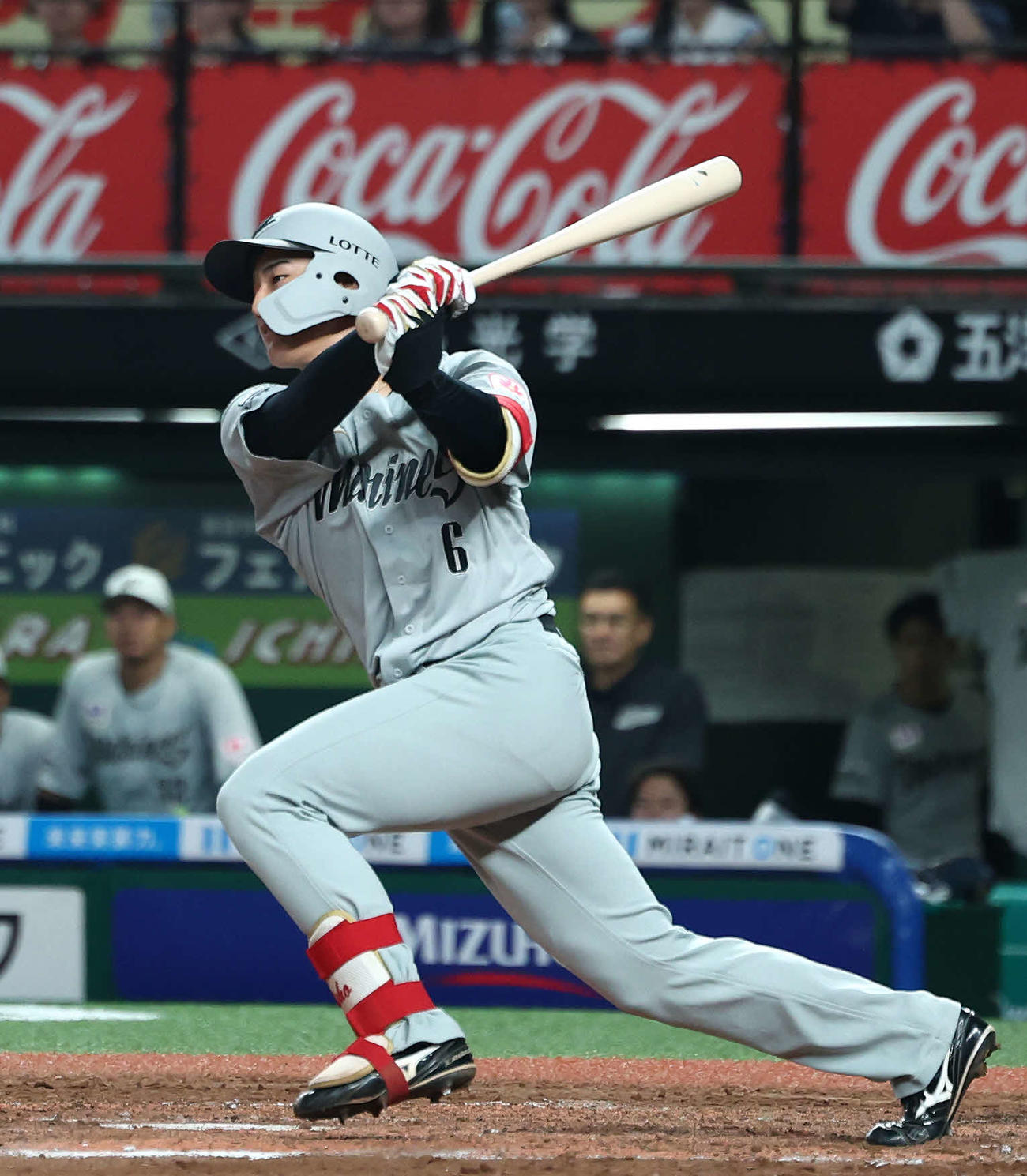 ロッテ西川史礁（2025年8月1日撮影）