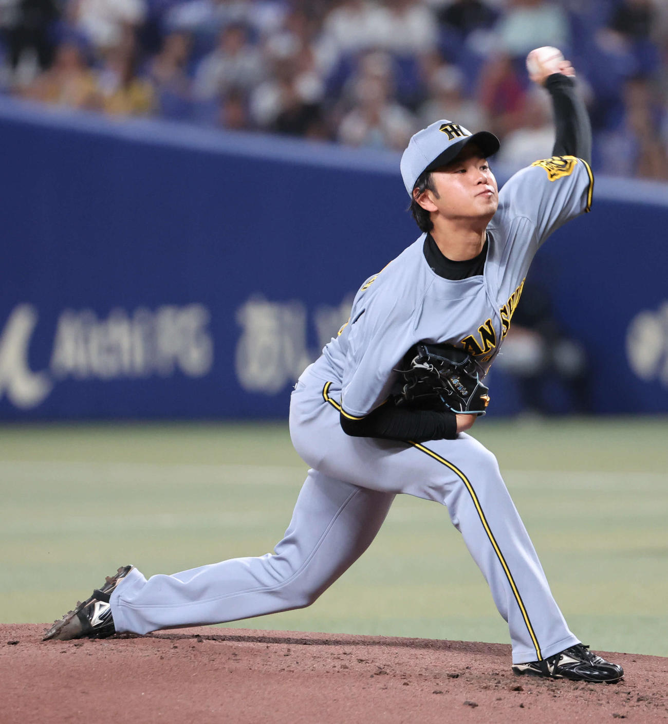 中日対阪神　阪神先発の高橋（撮影・西尾就之）